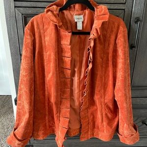 Fun Chico’s soft jacket! ❤️